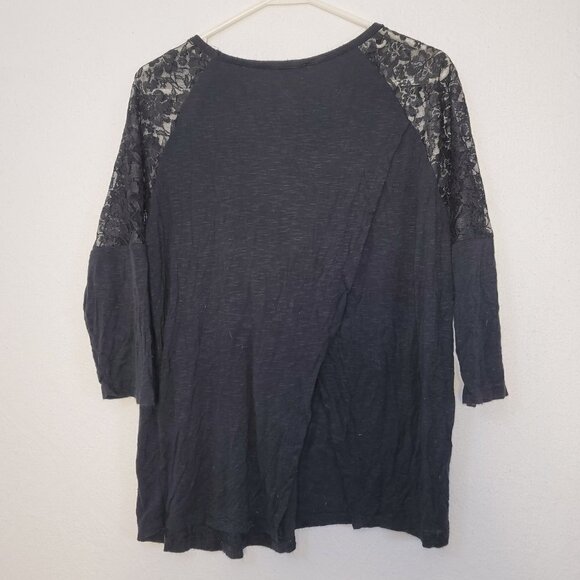 521. Curve Revolution Long Sleeve Blouse Black Sz 2X - Picture 2 of 8